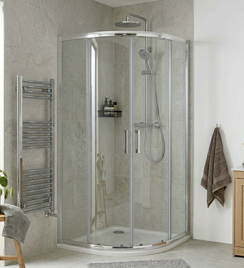 Shower Tray and Enclosure in Huntingdon